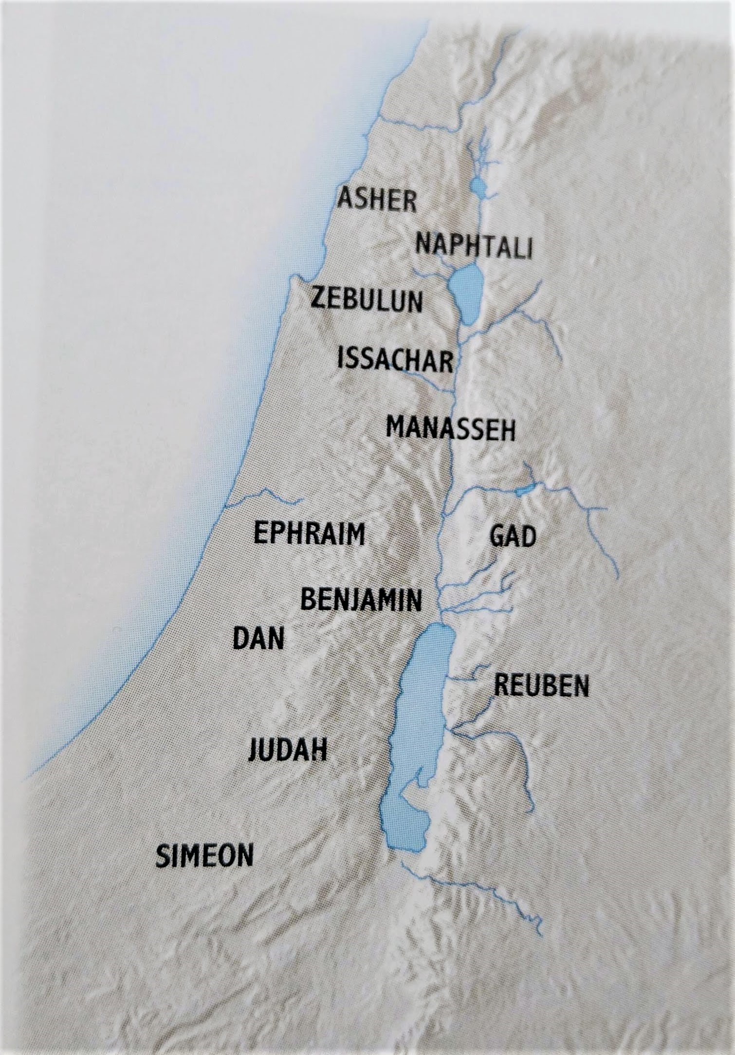2 Tribes of Israel locations